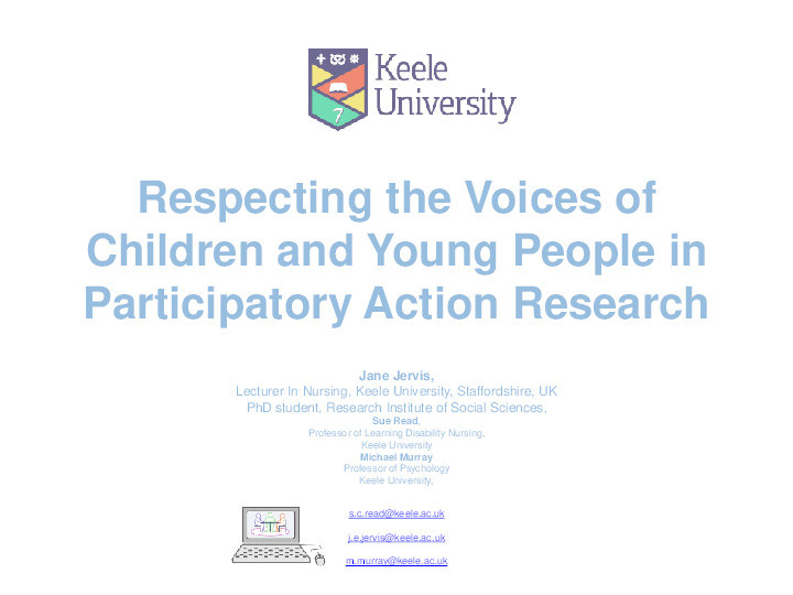 Respecting the Voices of Children and Young People in Participatory Action Research. Thumbnail