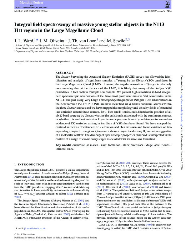 Integral field spectroscopy of massive young stellar objects in the N113 H II region in the Large Magellanic Cloud Thumbnail