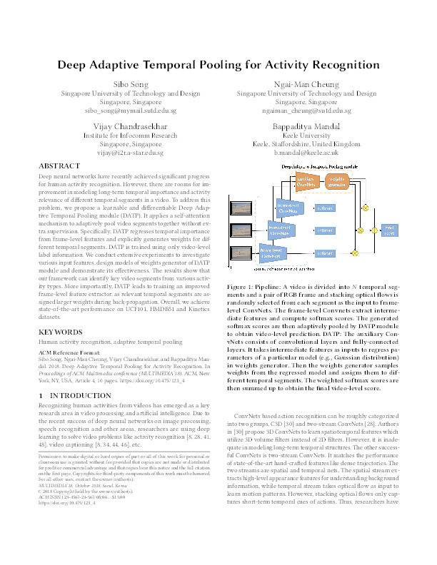 Deep Adaptive Temporal Pooling for Activity Recognition Thumbnail