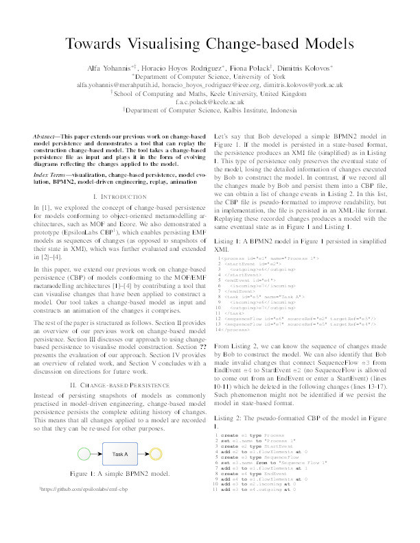 Towards visualising change-based models Thumbnail