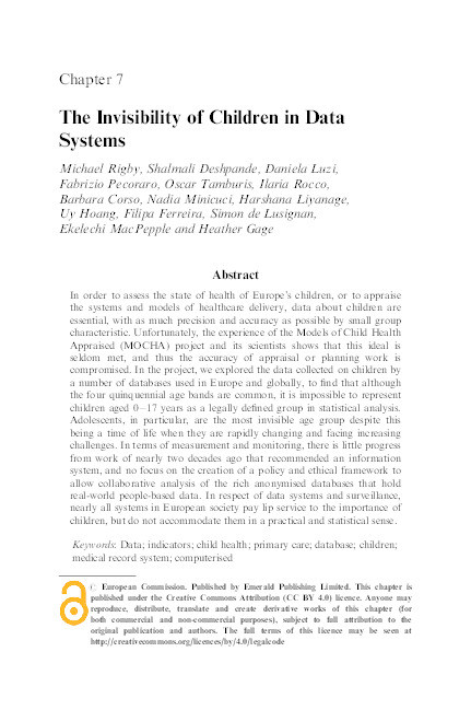The Invisibility of Children in Data Systems Thumbnail