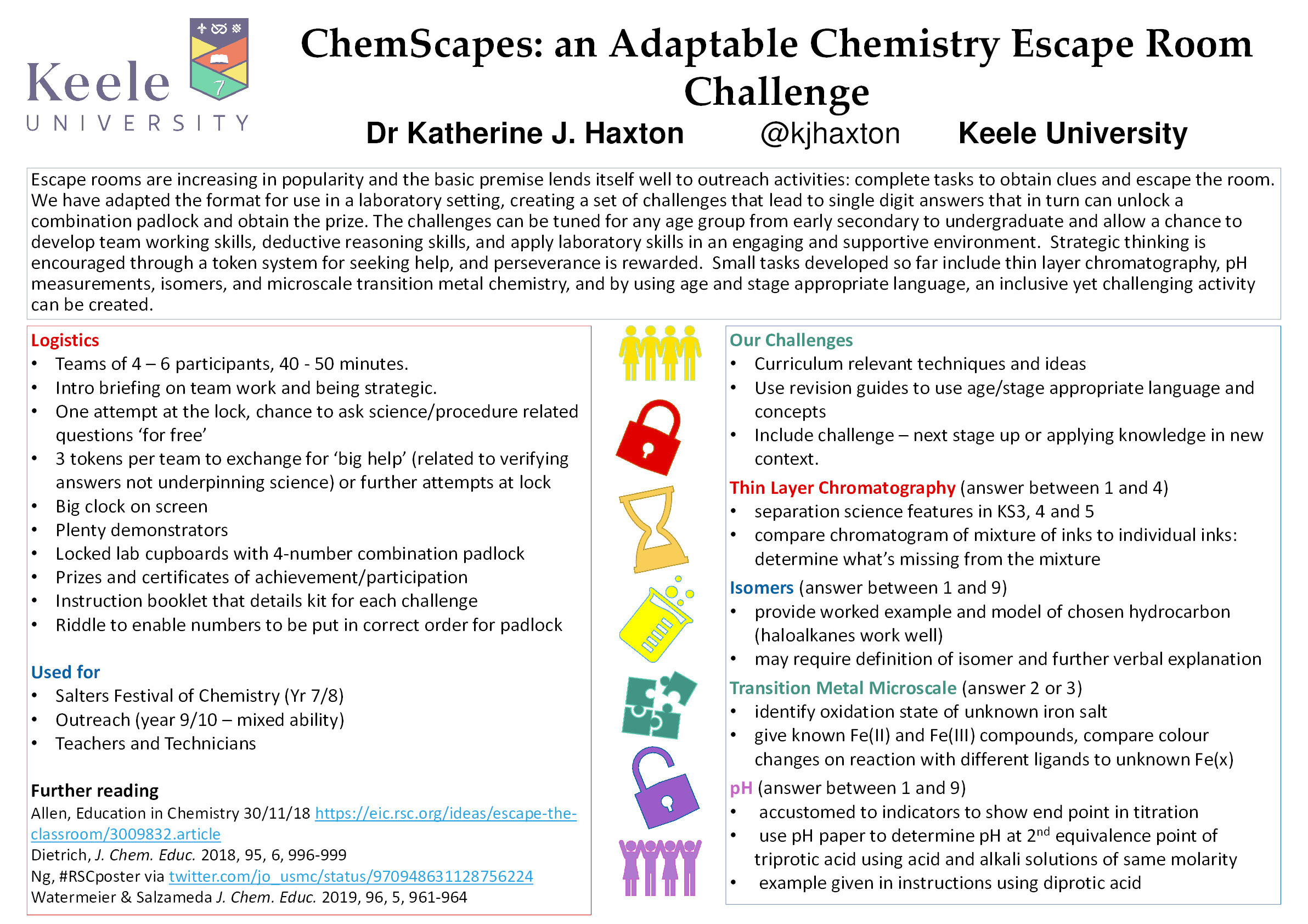 ChemScapes: an Adaptable Chemistry Escape Room Challenge Thumbnail